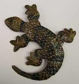 Tin Lizard Wall Hanging